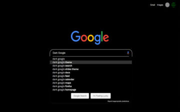 Dark Google