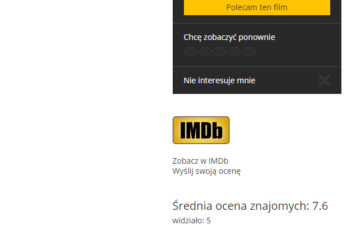 Synchronizacja IMDb z Filmweb
