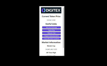 Digitex Futures Tracker