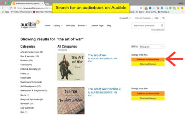 Sponge - free audiobook finder for audible