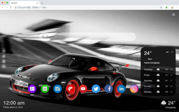 Porsche New Tabs HD Cars Top Themes