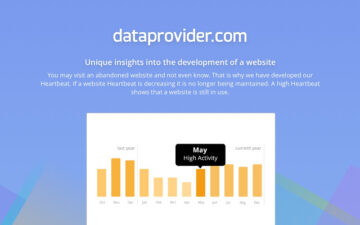 Dataprovider website insights