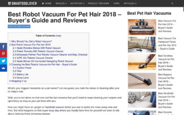 Best Robot Vacuum For Pet Hair Reviews