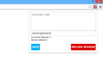 Website Block with Password