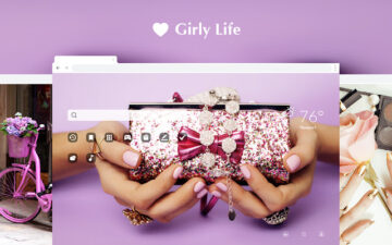 Girly Life HD Wallpaper Theme