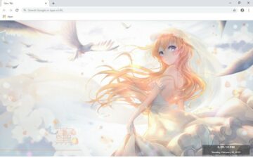 Your Lie In April New Tab Theme