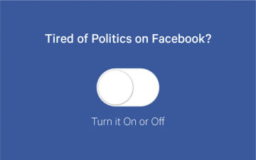 Remove All Politics From Facebook