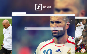 Zidane HD Wallpapers New Tab