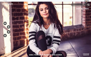 Selena Gomez HD Wallpapers New Tab