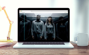 Black Mirror New Tab Theme