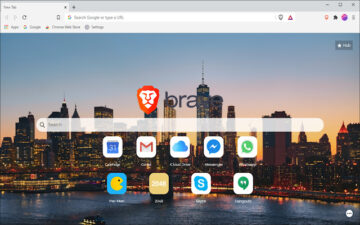 Brave Browser - New Tab Theme