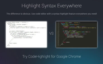 CodeHighlight - edit sources everywhere