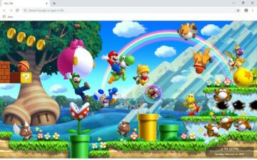 Super Mario Odyssey New Tab