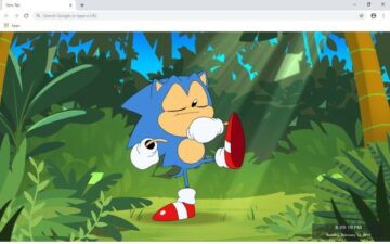 Sonic Mania Plus New Tab Theme