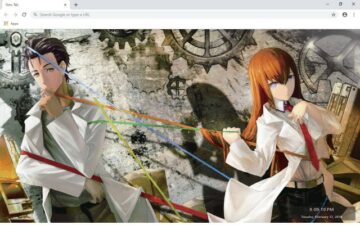 Steins Gate New Tab & Wallpapers Collection