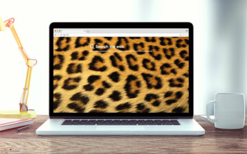 Cheetah Print New Tab Theme
