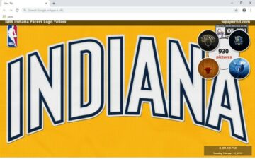 Indiana Pacers New Tab Theme