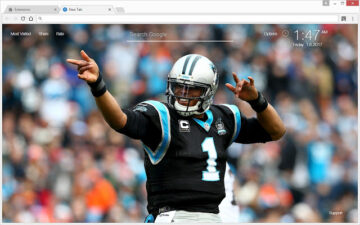 NFL Cam Newton Backgrounds HD Custom New Tab