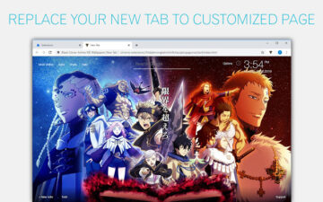 Black Clover Anime Wallpaper HD Custom NewTab