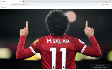 Mohamed Salah New Tab & Wallpapers Collection