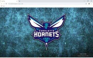 Charlotte Hornets New Tab Theme