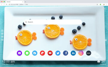 Orange New Tab, Customized Wallpapers HD