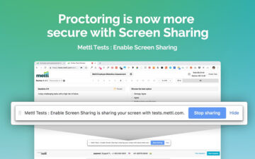 Mettl Tests : Enable Screen Sharing