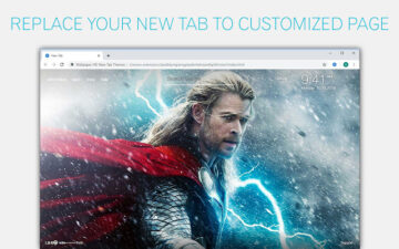 Thor Wallpaper Marvel New Tab - freeaddon.com
