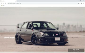 Subaru Impreza New Tab Theme