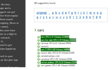Ubersuggest CPC & Search Volume Enhancer