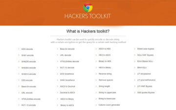 Hackers toolkit