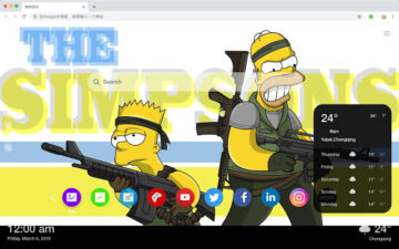 Bart Simpson 2 Hot Games New Tabs HD Themes