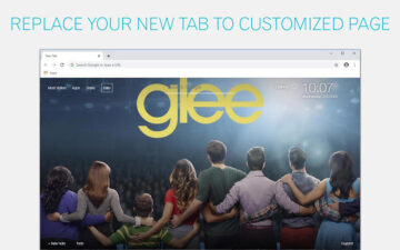 Glee Wallpapers HD New Tab by freeaddon.com