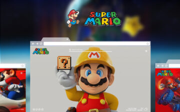 Super Mario Wallpaper New Tab Theme