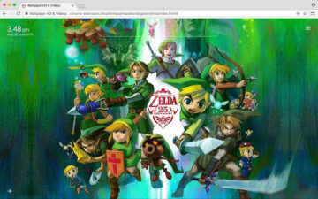 Legend of Zelda HD Wallpaper New Tab