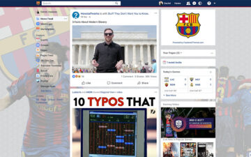 FC Barcelona Theme for Facebook
