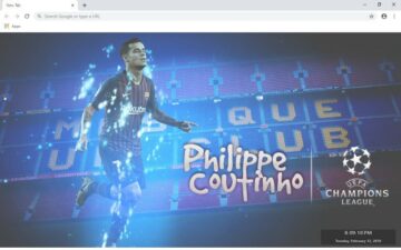 Philippe Coutinho New Tab Theme