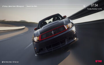 Ford Mustang Wallpaper for New Tab
