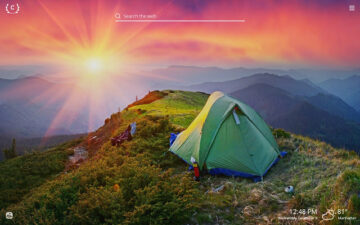 Wild Camping HD Wallpapers New Tab Theme