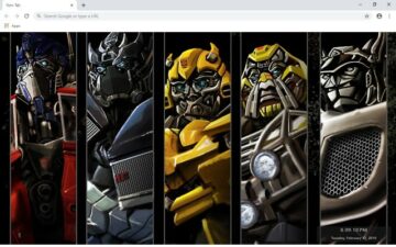 Transformers New Tab & Wallpapers Collection