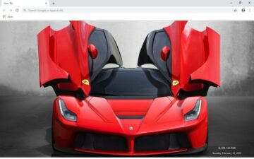 Ferrari New Tab & Wallpapers Collection
