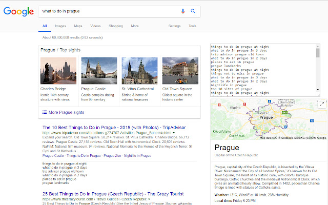 how to see addons to google