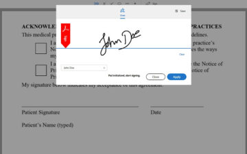 Topaz Adobe Sign Extension