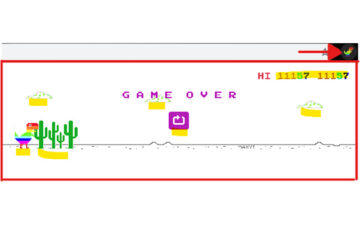 Chrome Raynb0w Dino Popup