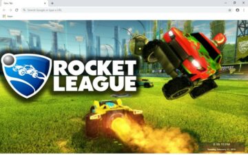 Rocket League New Tab & Wallpapers Collection