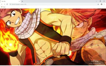 Natsu Dragneel New Tab Theme