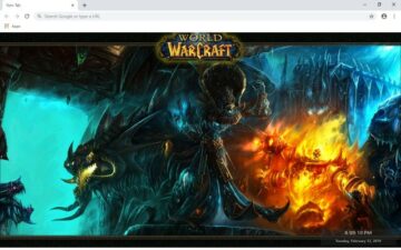 World of Warcraft New Tab Theme