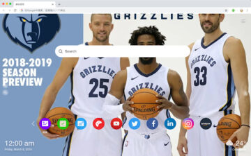 Memphis Grizzlies HD Wallpaper New Tab
