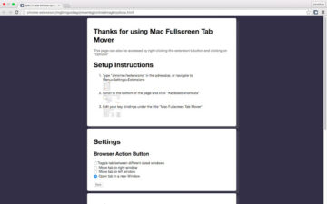 Mac Fullscreen Tab Mover