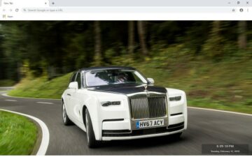 Rolls Royce Phantom New Tab Theme